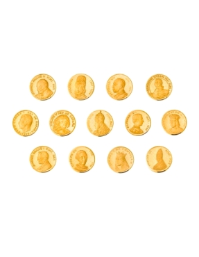 ARRAS DE BODA ORO LEY 18KTES 18MM PAPAS Y REYES 2