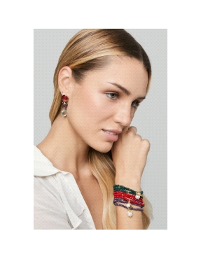 PULSERA DURAN EXCUSE JOLIE ROJO CORAL 2