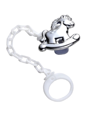 PINZA CHUPETE DURAN PLATA LEY CABALLITO