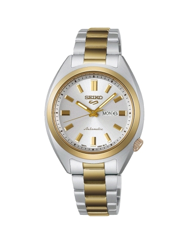 SEIKO 5 SPORTS SNXS 32MM BRAZALETE BICOLOR...