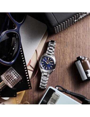 SEIKO 5 SPORTS SNXS 32MM ESFERA AZUL...