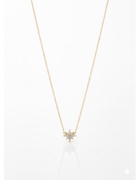 Gargantilla STAR Oro ley 18K y diamantes                                                            
