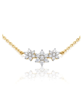 Gargantilla STAR Oro Ley 18k con diamantes                                                           2