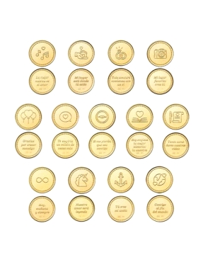 AARAS DE BODA PLATA LEY IP GOLD CIVILES 20MM CON ESTUCHE