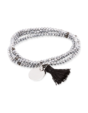 PULSERA ZEN PLATEADO EN PLATA
