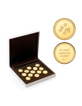 AARAS DE BODA PLATA LEY IP GOLD CIVILES 20MM CON ESTUCHE 2