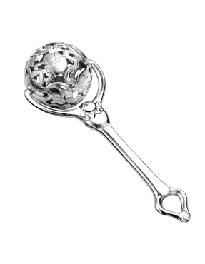 SONAJERO PEDRO DURAN  POLLITO PIO-PIO 14CM PLATA LEY